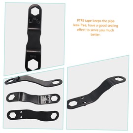 FUNOMOCYA 1 Set Rv Water Heater Drain Plug Wrench Kit Installation Tools for Rv Includes Npt Replacement Plugs PTFE Tape Effortless Access to Tight Spaces Leakproof Sealing