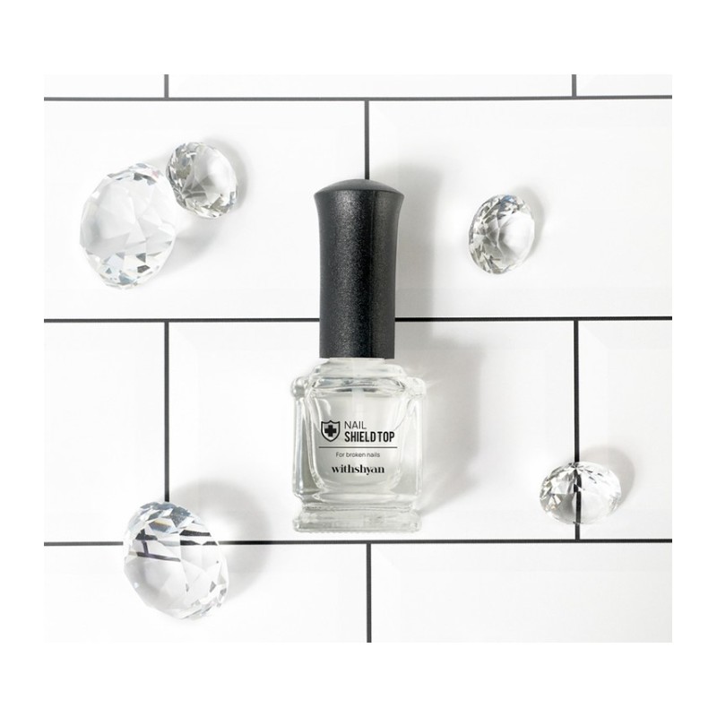 위드샨 네일 쉴드 탑코트, 1개 With Shan Nail Shield Top
