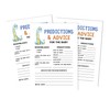 Inkdotpot 50 Prediction Cards For Baby Shower Game Dinosaur Jungle