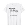 Gratuity Definition – Anti Tipping Tip Text (black) T-Shirt