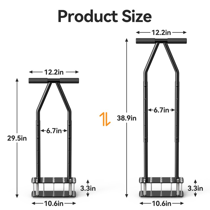 Knee-Friendly Lawn Aerator Tool, Manual Lawn Aerator for Yard,Spring Loaded