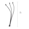 yomgam 3 Way 4 Pin PWM Fan Splitter Cable,12 inch