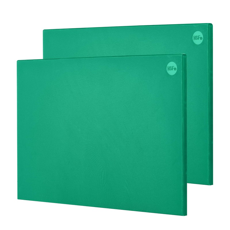 CURTA 2-Pack Green Cutting Boards for Kitchen, 18" x 12"