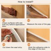 Silicone Clear Weather Stripping Door Seal, Silicone Seal Strip, Sliding