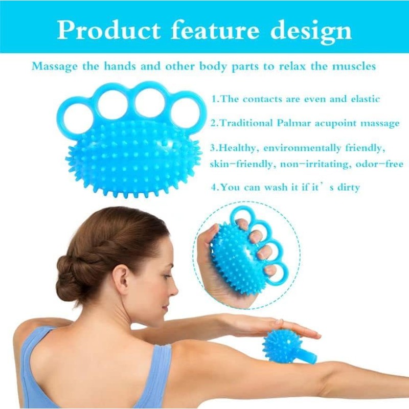 Hand Grip Strength Ball Exerciser Strengthener Rehabilitation Forearm Exercise Ring