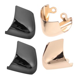 Baluue 2Pairs High Heel Pointed Caps Durable Heel Protectors Stylish Tip Guards for High Heels Decorative Shoe Covers for Extended Protection Against