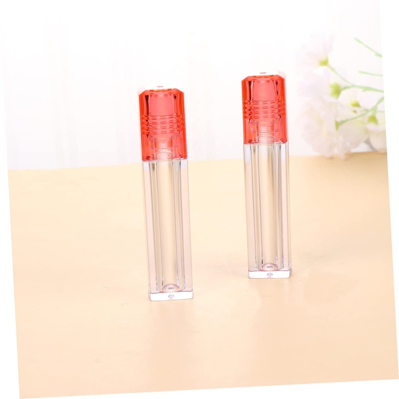Healeved 1set Refillable Lip Vials with Hydrating Moisture Roll Bottles