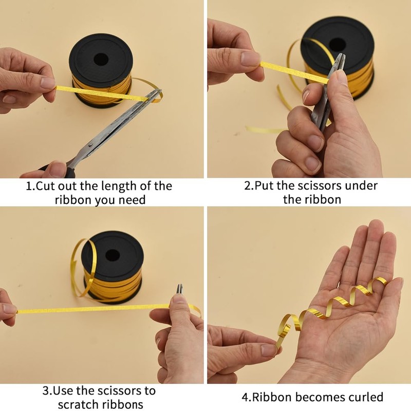 BEISHIDA BEISHIDA 3 Pack 100 Yards Gold Silver Black Curling