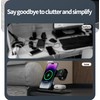 4 in 1 Magnetic Flat Foldable Wireless Charging Station with