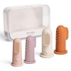 Moonkie Baby Toothbrush Finger Toothbrush Oral Cleaner Kit for 3