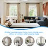 AMZSEVEN 44 Pack Curtain Rings with Eyelets, Metal Drapery Rings