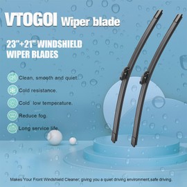 VTOGOI® Windshield Wiper Blades Replacement for 2017-2023 Mini Cooper Countryman,Original Factory Quality Front Rear Wipers Blade Set for My Car -23"+21"+10"(Pack of 3)