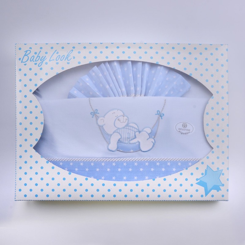 PEKITAS Bebe 3-Piece Thin Bedding Set for Cot 60 x