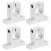 PATIKIL SK20 Aluminum Linear Motion Rod Rail Clamping Guide Support,