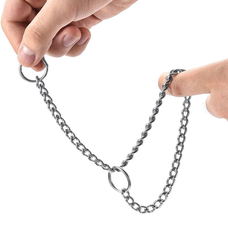 Pet Dog Collars Stainless Steel Training Collars Dog Chain Necklace