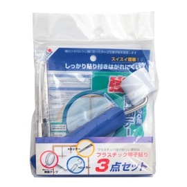ONAO Large Straight Plastic Shoji Paper Replacement Kit with 3 Items: Strong Double-Sided Tape (5mm Width x 20m, 2 Rolls), Replaceable Blade Cutter, and Pressing Roller - [Easy to Use! Sticks Well and