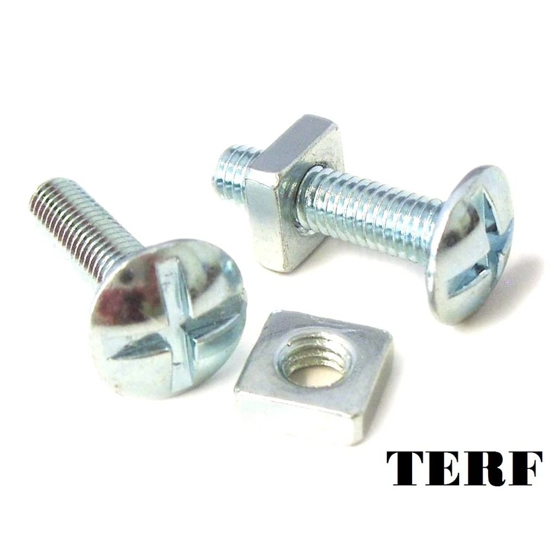 TERF® M6 X 40mm Roofing Bolt with Square Nut M6