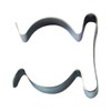 Merriway BH04494 (10 Pcs) BZP Spring Steel Tool Clips Terry