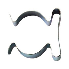 Merriway BH04494 (10 Pcs) BZP Spring Steel Tool Clips Terry Grip 16-24 mm (5/8 - 1 Inch) - Pack of 10 Pieces