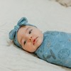 Baby Stretchy Soft Knit Headband Bow "Starships" by Copper Pearl