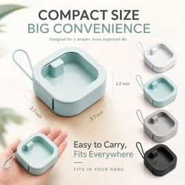 Kathfly - Organizador de 4 piezas de colores surtidos para el cabello, portátil, apilables, accesorios para el cabello
