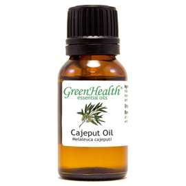 GreenHealth Cajeput – 1/2 fl oz (15 ml) Glass Bottle – 100% Pure Essential Oil