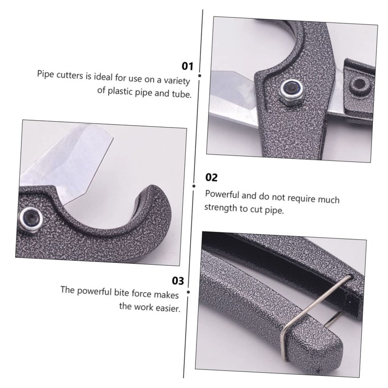 Mipcase Heavy Duty Hose Cutter Professional Tube Cutting Scissors with