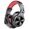 OneOdio A70 Bluetooth Over Ear Wireless Headphones with 72H Playtime - Red