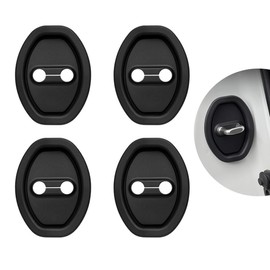 Set of 4 for Mazda by Samurai Produce Mazda Car Door Striker Cover Easy Installation Metallic