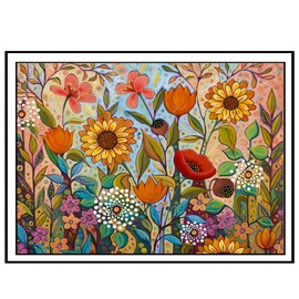 5D Diamond Painting Kits for Adults Beginners,Colored dopamine Diamond Art Full Drill Round Dots,Gem Art Crafts Diamond DIY Kits for Wall Decor Home Office Decoration(15.7in*11.8in) Without Frame