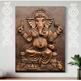 CrafTreat Reusable Peacock Feathers Border, Paisley Border, Border VII and Border VIII Stencils 3x12 Inch Pack of 4 for Painting on Wood, Paper, Floor, Wall and DIY Art and Craft Stencils