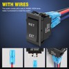 Nilight RET EXT Reverse Polarity Toggle Switches 2PCS On Off
