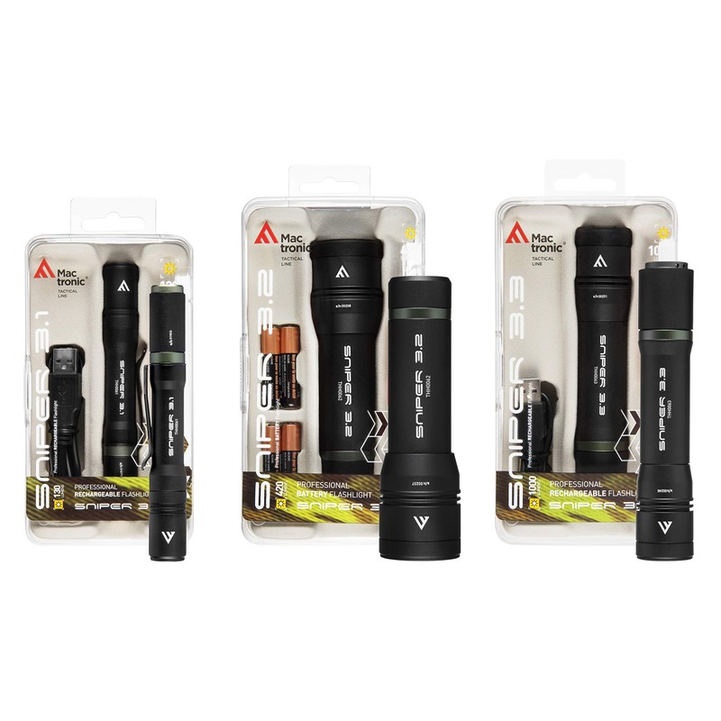 MacTronic Sniper Torch, Black, 3.1