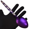 BNAZIND Kunz Purple Spoon | 18/10 Stainless Steel Titanium Shiny