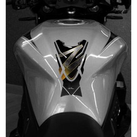 Resin Bike Motorcycle Sticker Compatible with Kawasaki Z 750 – Z 1000. Protection Tank Pad from Case PU Graffi. Sticker 3D Resin Coated Version Universal – Metallic Effect