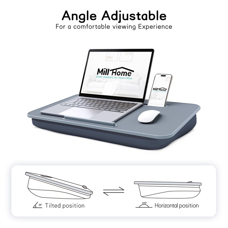 Lap Desk, Lap Desk with Cushion, Fits up to 17