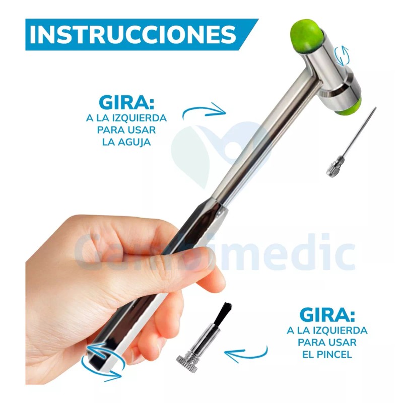 Gambimedic Martillo Buck Reflejos Neurologico Gambimedic Color 20pz
