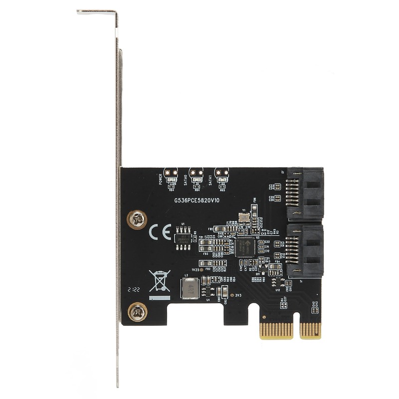 PCIE to SATA Expansion Card 6Gbps Stable Performance PCIE to