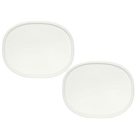 Corningware F-12-PC 1.5qt Oval French White Lid (2-Pack)