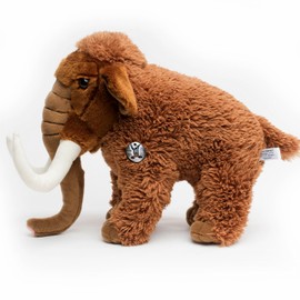 Mammut cuddly toy prehistoric elephant standing wool hair mammoth plush peaches - cuddly toys*biz