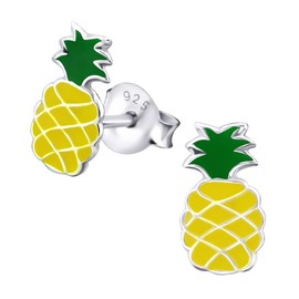 Laimons – Stud Earrings – 925 Sterling Silver – Kids – Pineapple