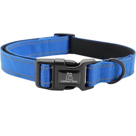 Lionheart glory Dog Collar Reflective Dog Collars Female Male Pet Collar Blue Collar Dog Adjustable Soft Classic Collar for Small Dogs