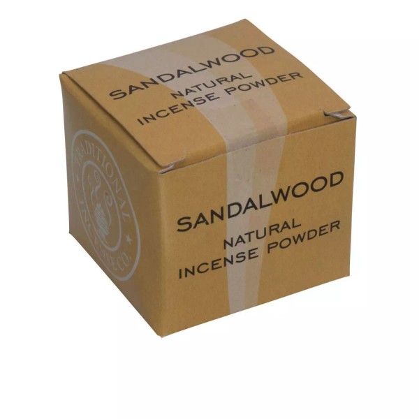 Sandalwood Natural Incense Powder by Traditional Incense Company (One Box)