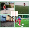 ASENVER Orange Soccer Agility Poles Set Detachable Sports Trainning Speed