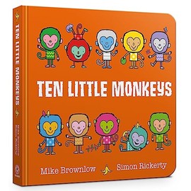 Ten Little Monkeys Board Book
