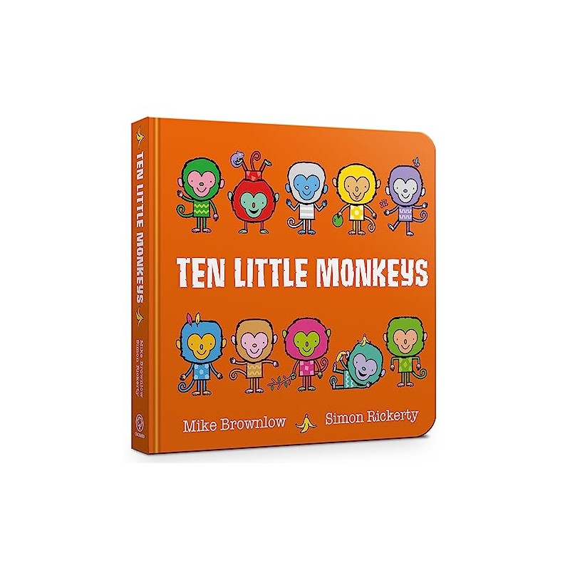 Ten Little Monkeys Board Book