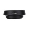 Ttartisans 43mm Black Metal Lens Hood with Plastic Lenses for