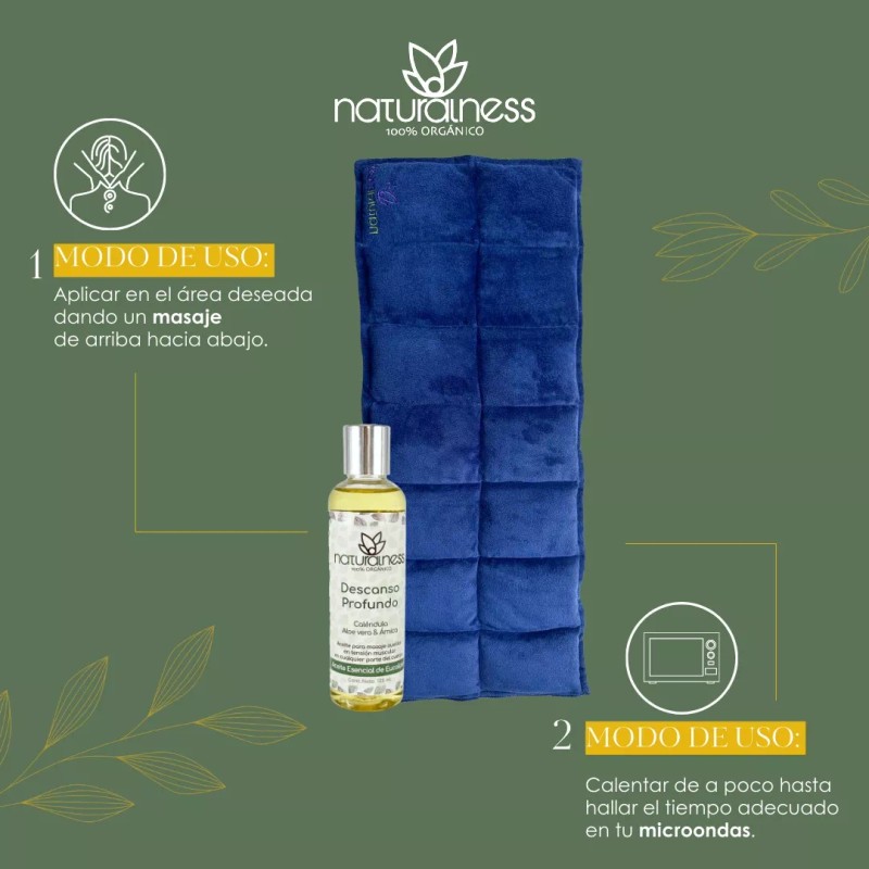 Naturalness Compresa De Semillas Para Columna Vertebral + Aceite 125