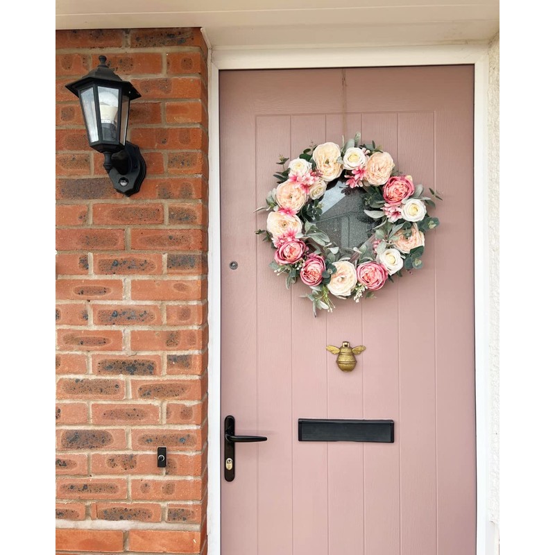 Gold Bee Door Knocker for Front Door | Polished Solid