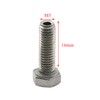 PZRT 2pcs Cylindrical Hollow External Hexagon Screw 304 Stainless Steel
